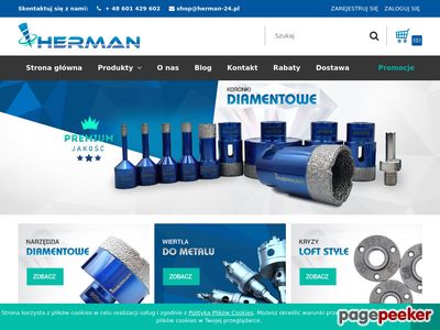 HERMAN - Narzędzia diamentowe, narzędzia do metalu
